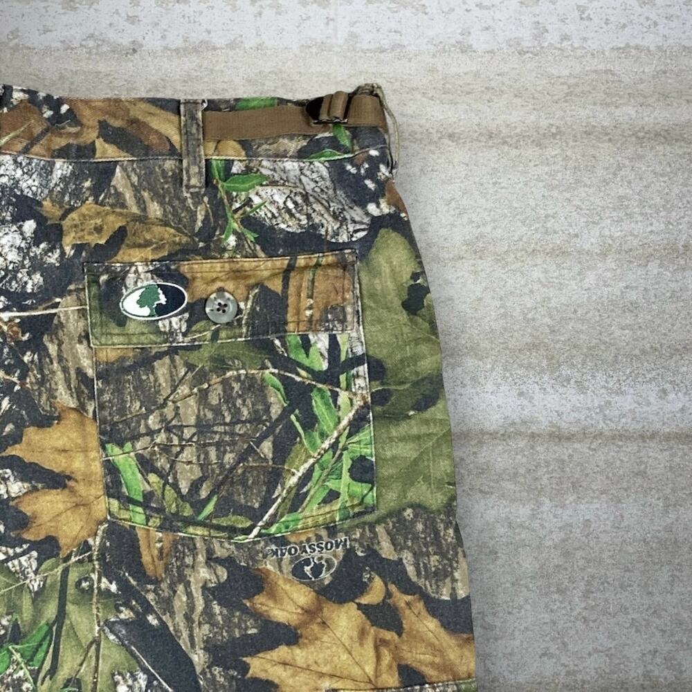 Vintage 90s Mossy Oak Tactical Pants 36x32 Baggy Wide Leg Hunting Camo Cargos - Picture 3 of 6